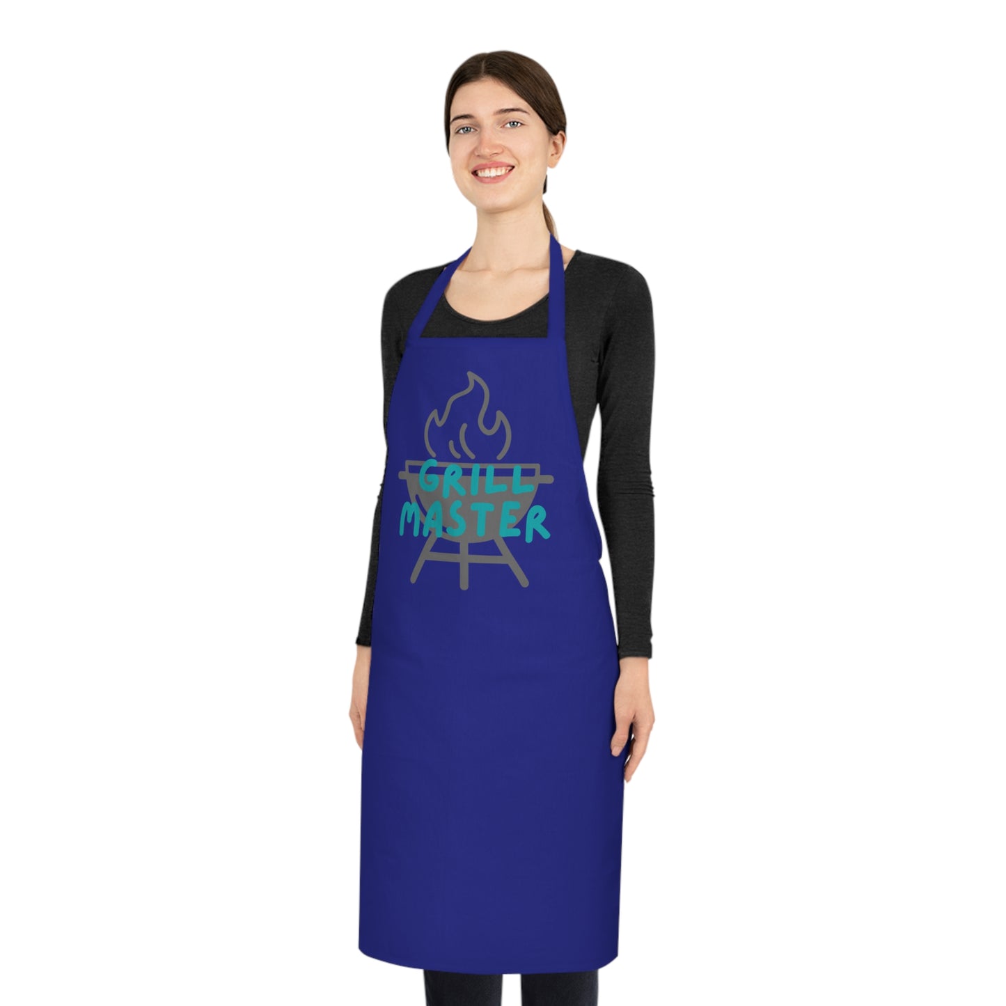 Grill Master Cotton Apron - BBQ Chef Apron / Grill Master / Great Gift / Stocking Stuffer.