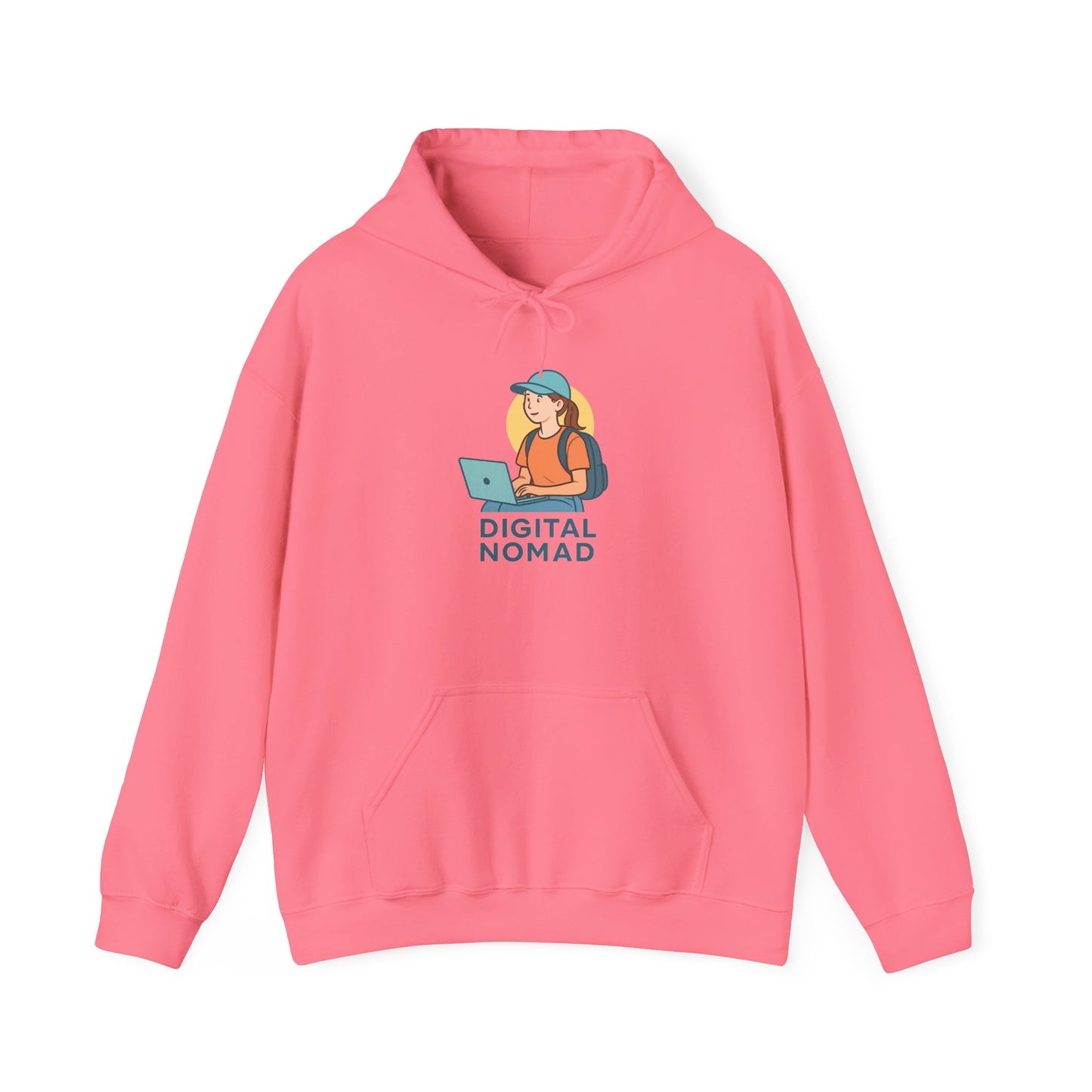 Digital Nomad Coffee Shop Hoodie