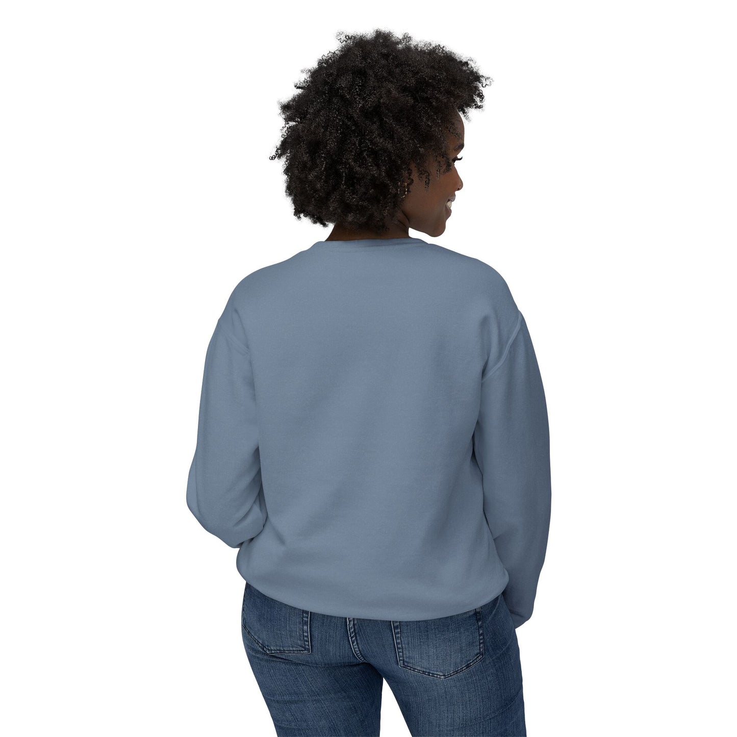 Attitude Digital Tattoo Cozy Unisex Lightweight Crewneck Sweatshirt