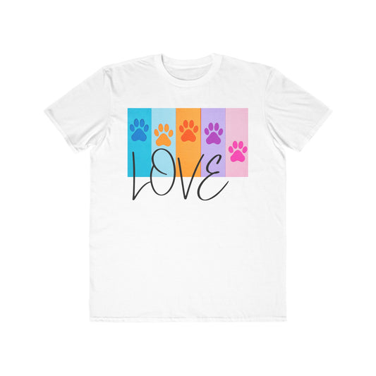 Dog Cat Lover Tee Shirt Colorful Playful Fun Lightweight Casual Comfy Comfortable - Mens and Womens Fashion
