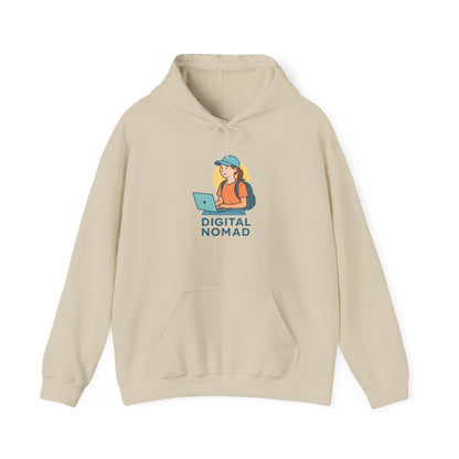 Digital Nomad Coffee Shop Hoodie