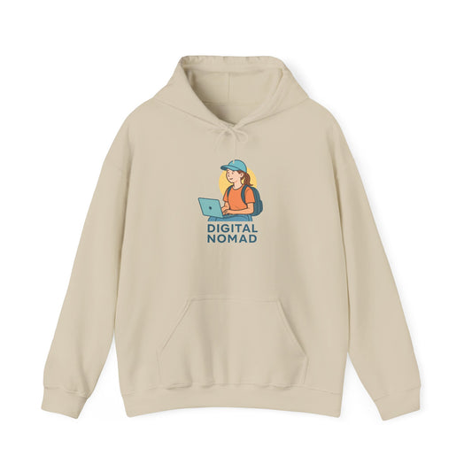 Digital Nomad Coffee Shop Hoodie