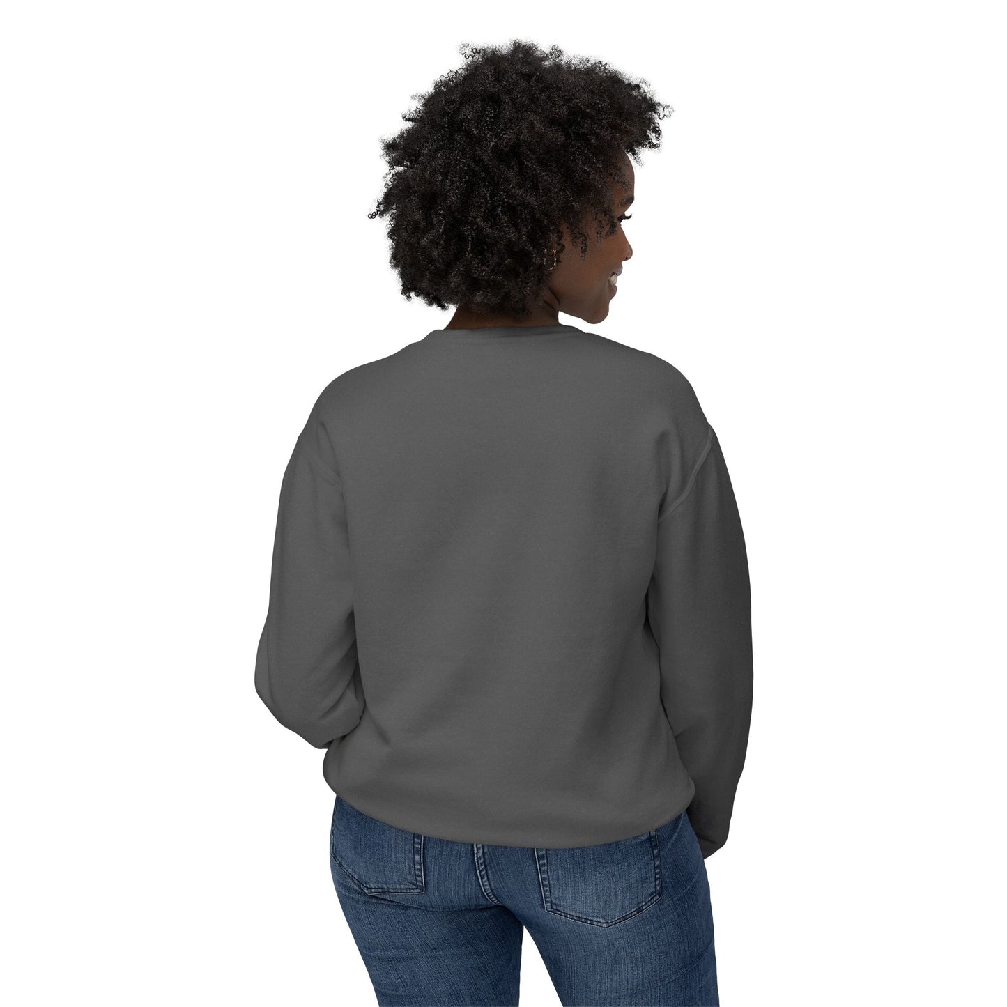 Attitude Digital Tattoo Cozy Unisex Lightweight Crewneck Sweatshirt