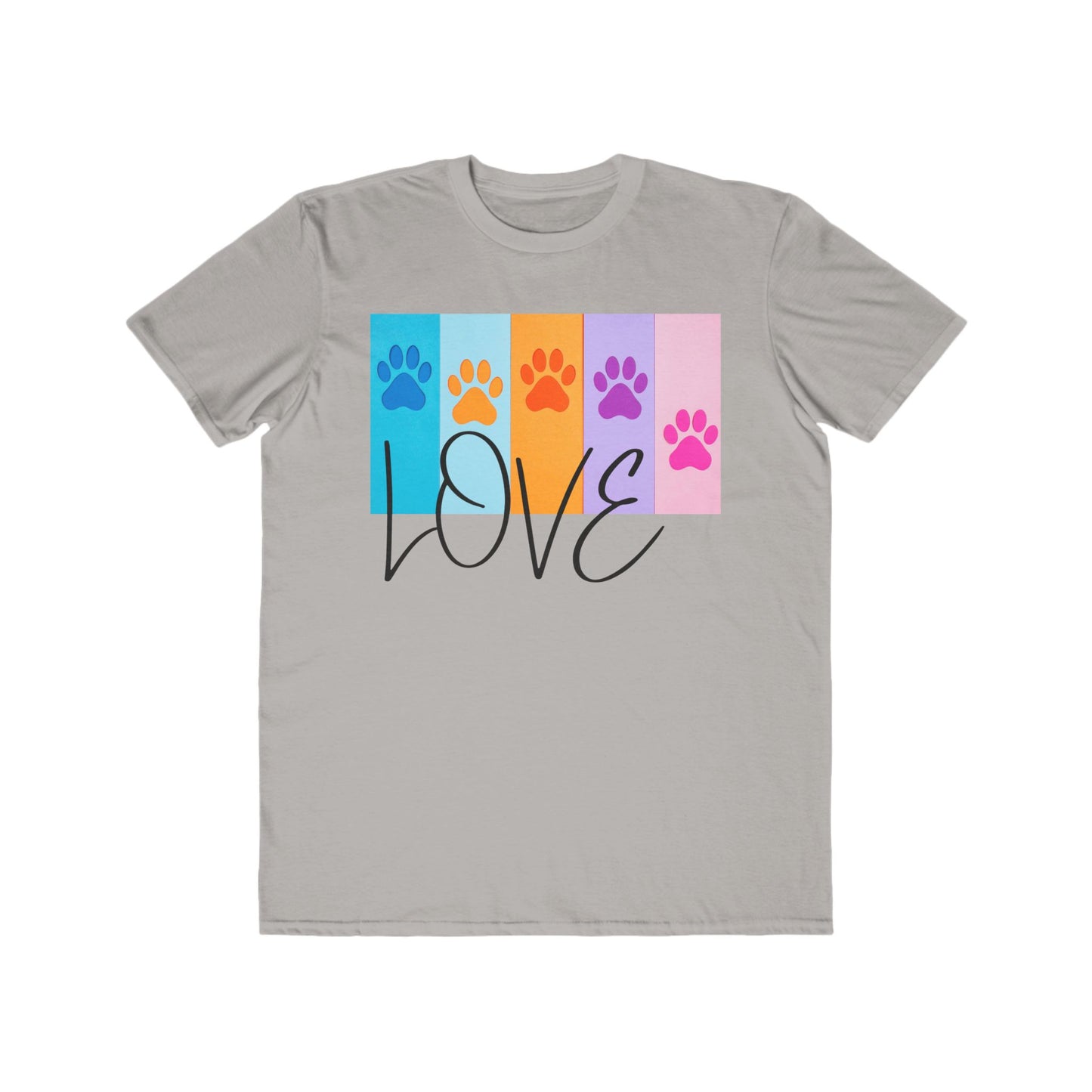 Dog Cat Lover Tee Shirt Colorful Playful Fun Lightweight Casual Comfy Comfortable - Mens and Womens Fashion