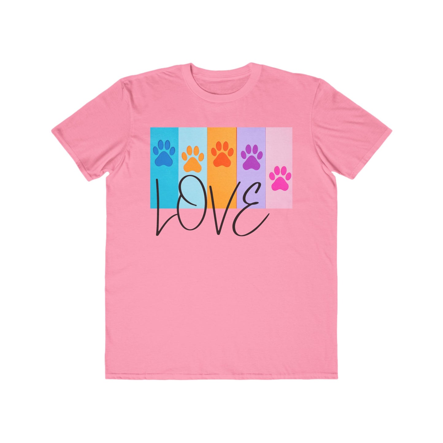 Dog Cat Lover Tee Shirt Colorful Playful Fun Lightweight Casual Comfy Comfortable - Mens and Womens Fashion