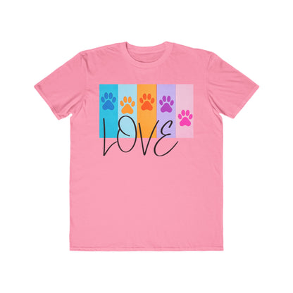 Dog Cat Lover Tee Shirt Colorful Playful Fun Lightweight Casual Comfy Comfortable - Mens and Womens Fashion