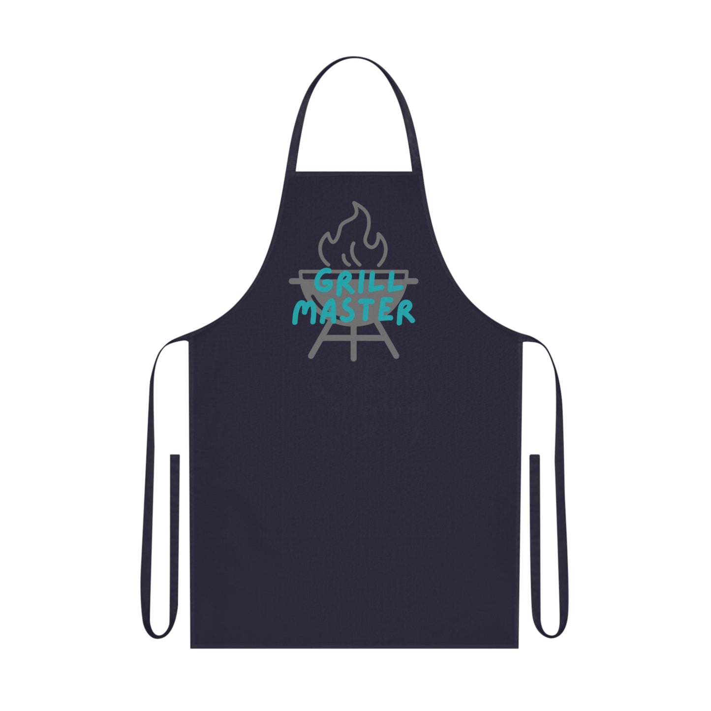 Grill Master Cotton Apron - BBQ Chef Apron / Grill Master / Great Gift / Stocking Stuffer.