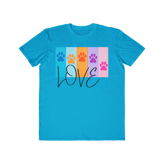 Dog Cat Lover Tee Shirt Colorful Playful Fun Lightweight Casual Comfy Comfortable - Mens and Womens Fashion