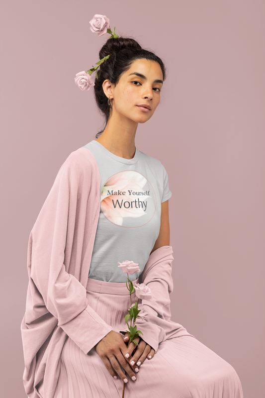 Make Yourself Worthy V-Neck Tee