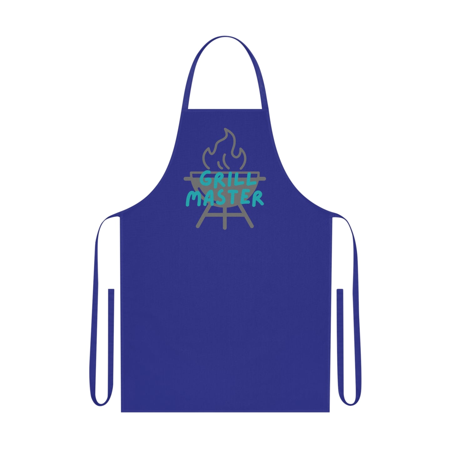 Grill Master Cotton Apron - BBQ Chef Apron / Grill Master / Great Gift / Stocking Stuffer.