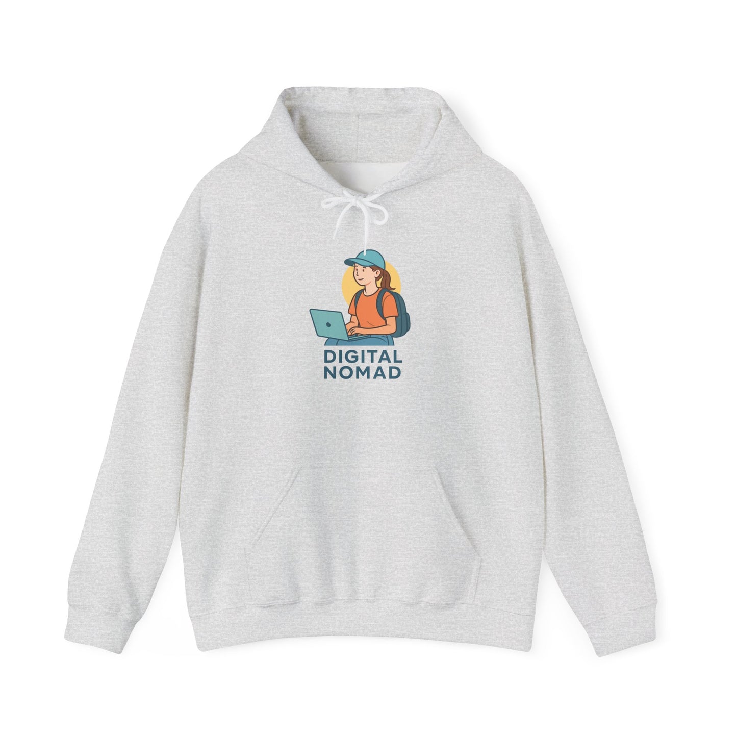 Digital Nomad Coffee Shop Hoodie