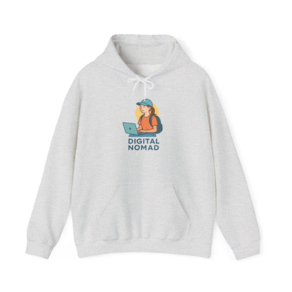 Digital Nomad Coffee Shop Hoodie