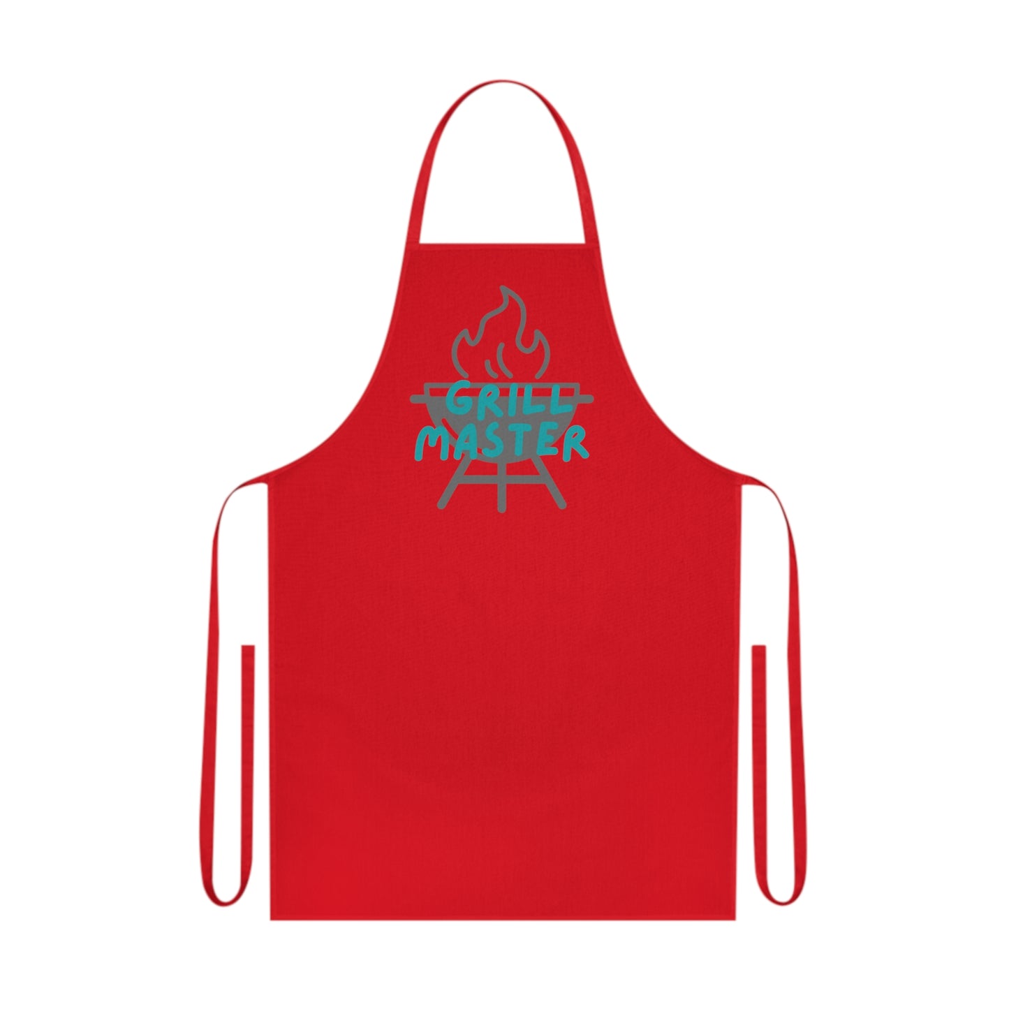 Grill Master Cotton Apron - BBQ Chef Apron / Grill Master / Great Gift / Stocking Stuffer.