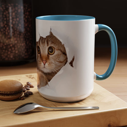 Playful Cat Coffee Mug - Fun Ceramic Cup for Cat Lovers, Perfect for Weekend Vibes, Gift for Birthdays and Holidays, Cute Pet-Themed [...]