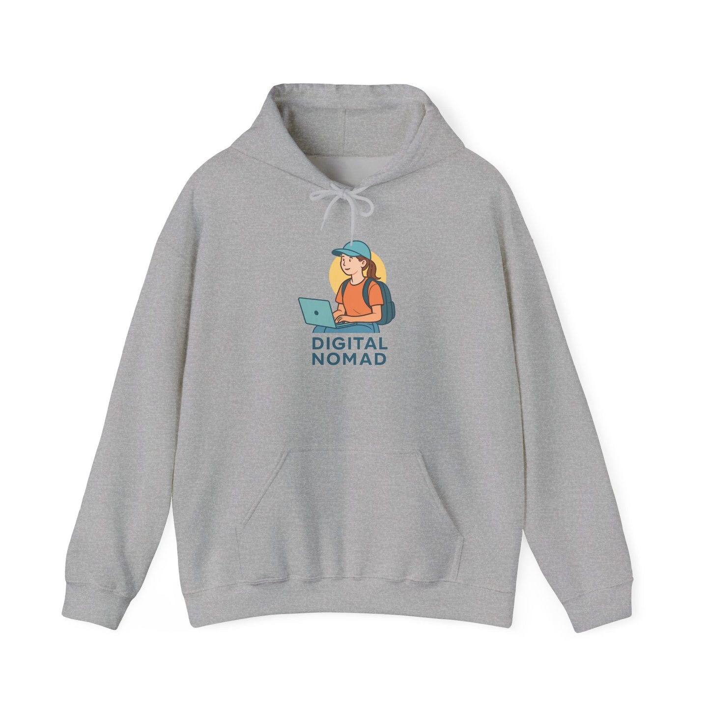 Digital Nomad Coffee Shop Hoodie