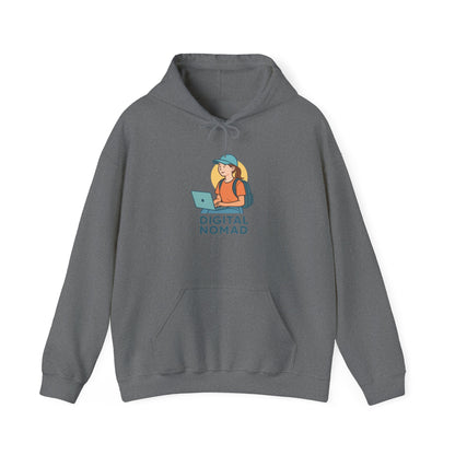 Digital Nomad Coffee Shop Hoodie