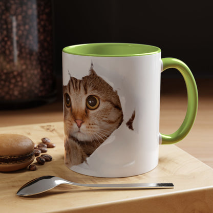 Playful Cat Coffee Mug - Fun Ceramic Cup for Cat Lovers, Perfect for Weekend Vibes, Gift for Birthdays and Holidays, Cute Pet-Themed [...]