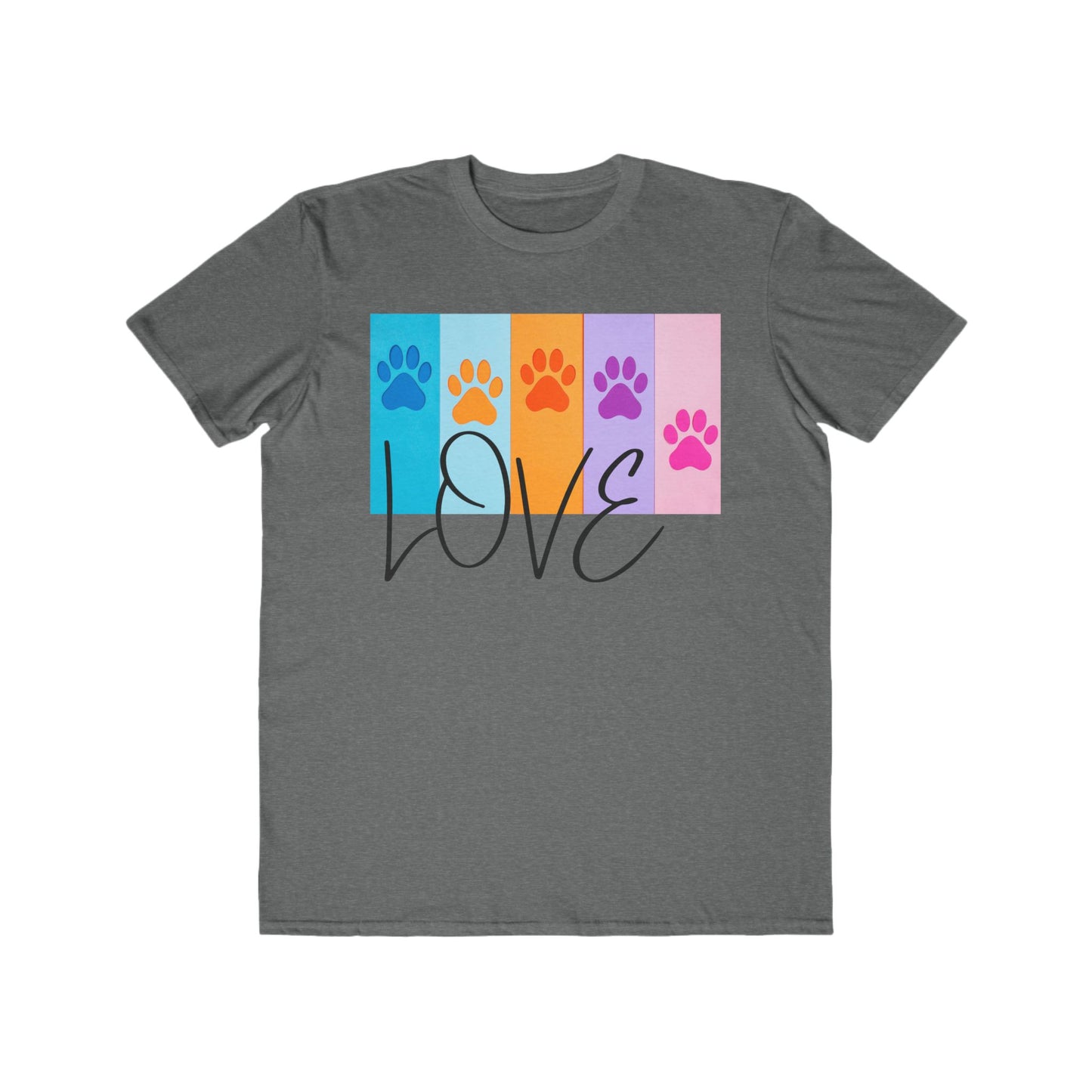 Dog Cat Lover Tee Shirt Colorful Playful Fun Lightweight Casual Comfy Comfortable - Mens and Womens Fashion